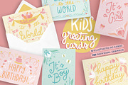 Kids Greeting Cards - Vector, a Card Template by Carole Chevalier (Thumbnail 1 of 6)