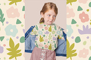 Abstract Pastel Floral Print, a Wallpaper Graphic by MalyskaStudio (Thumbnail 4 of 8)