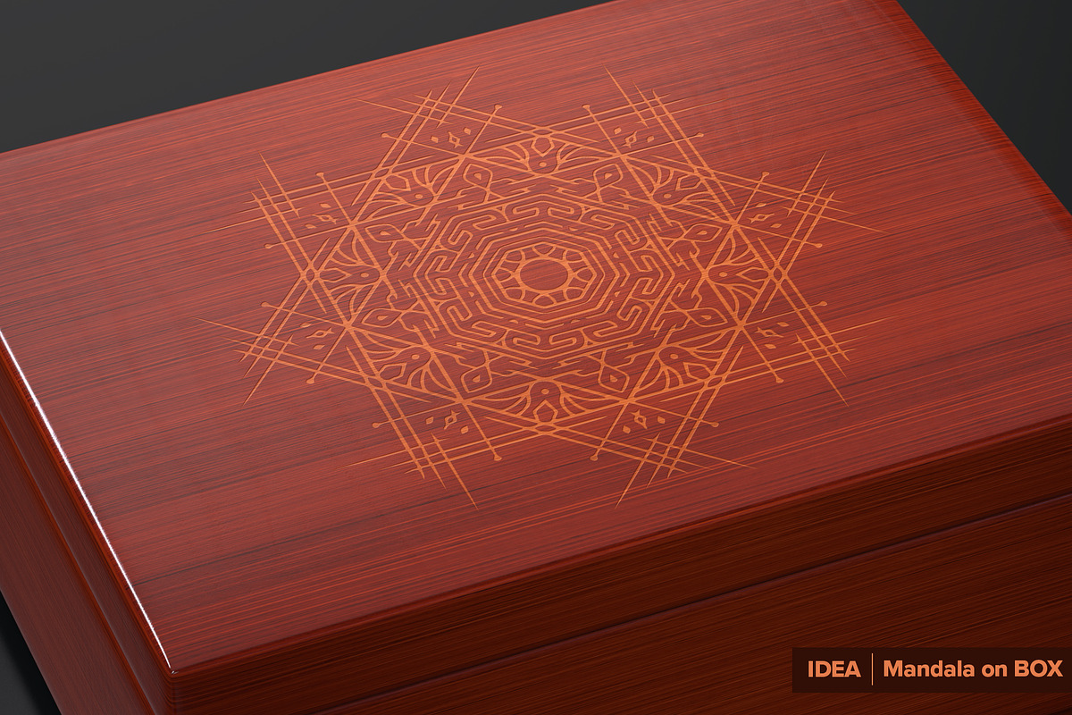 300 Vector Mandala Ornaments, a Decorative Illustration by pixaroma (Photo 47 of 49)