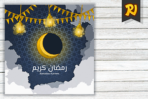 Islamic Greeting Card Design 05