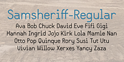 Samsheriff, a Sans Serif Font by Ingrimayne Type (Thumbnail 4 of 7)
