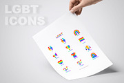 LGBT | 28 Icons Set, an Outline Icon by Alex Blogoodf (Thumbnail 3 of 7)