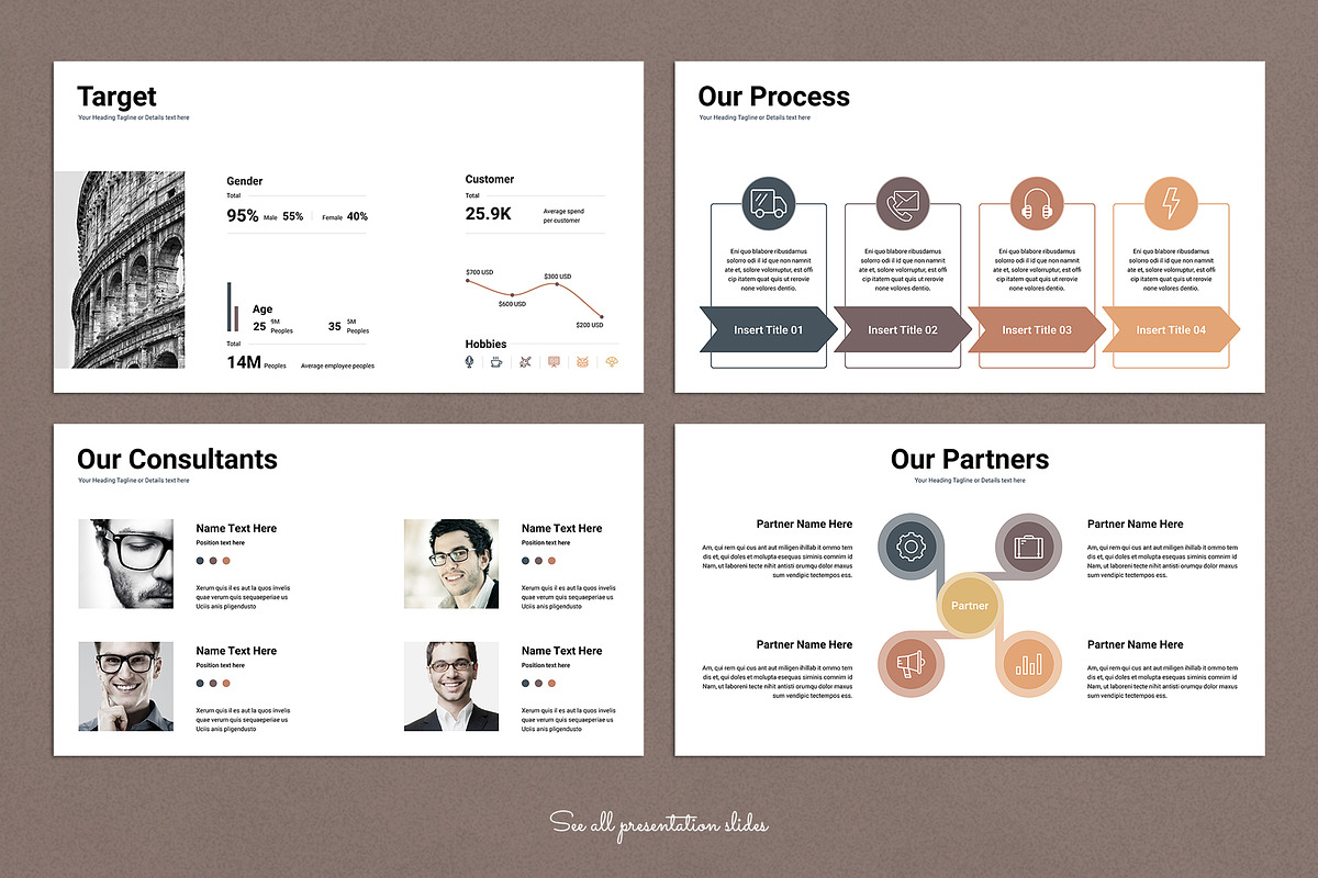Consulting Presentation Template, a Presentation Template by ...