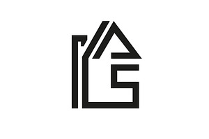 Logo of the house. Graphic vector, an Object Graphic by RODINA