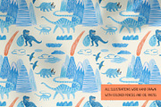 Dinosaurs. For kids small and big., an Animal Illustration by Annakniaz (Thumbnail 6 of 13)