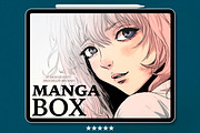 Manga Box, 30 Procreate Brushes, a Brush Add-On by Nuclear Brushes (Thumbnail 1 of 6)