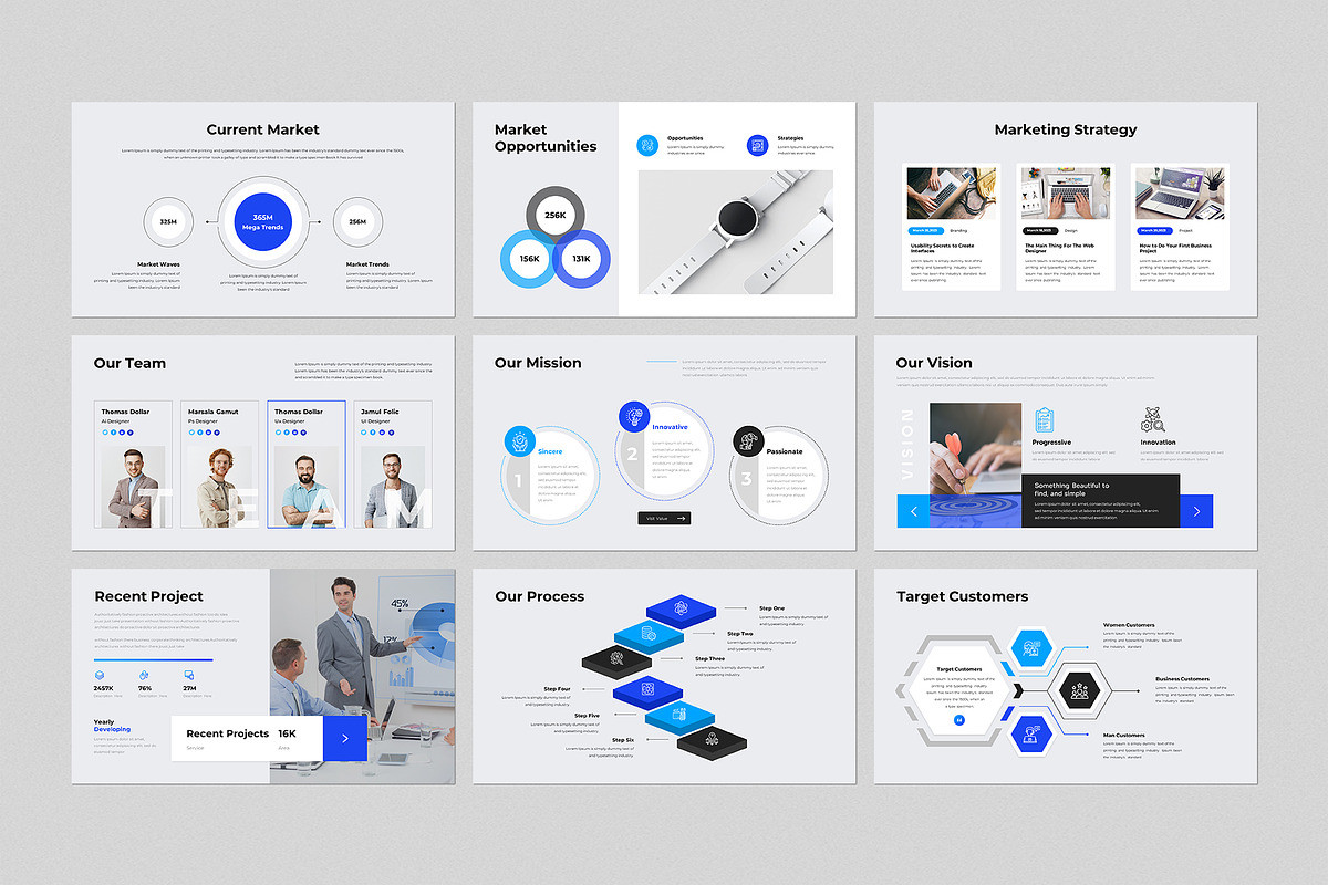 Marketing Strategy Presentation, a Marketing Template by CreativeSlides (Photo 3 of 6)