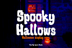 Spooky Hallows - Scary Font