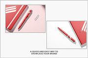 Pen Mockup Desk Composition PSD, a Pens & Pencil Mockup by Bruno's Shop (Thumbnail 2 of 4)