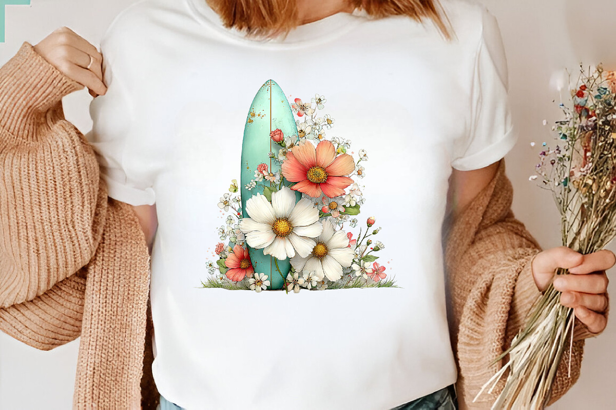 Summer Surfboard Clipart, an Illustration by CreationArt (Photo 6 of 10)