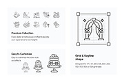 Marriage and Wedding Ceremony Icon, an Outline Icon by Prosymbols (Thumbnail 3 of 5)