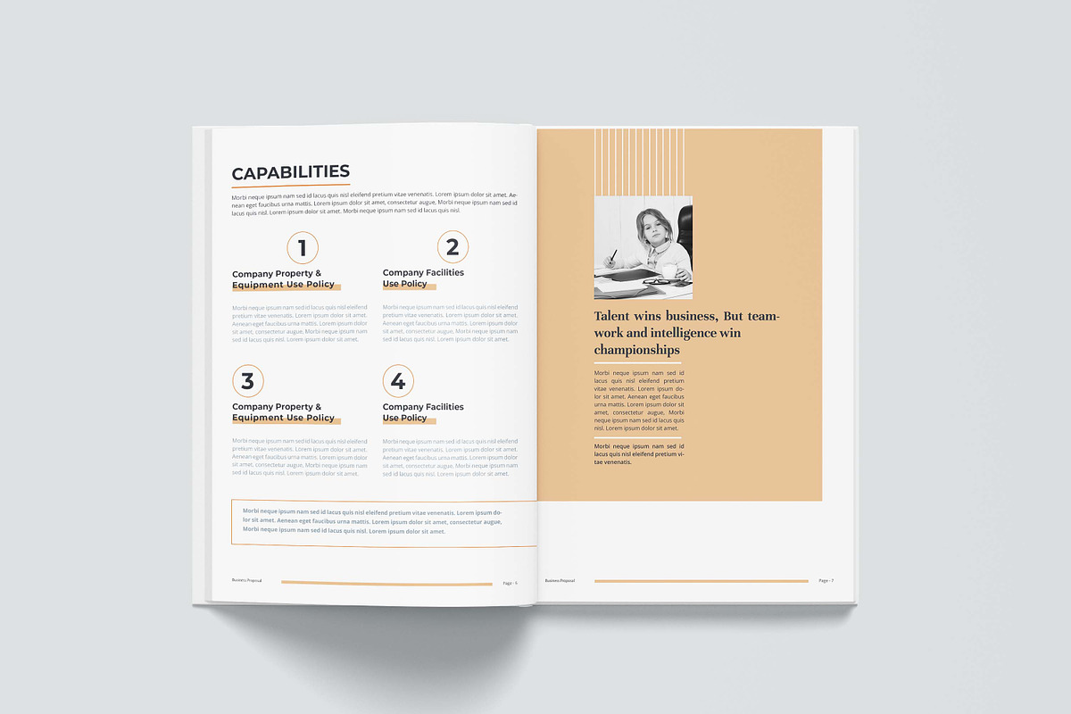 The Proposal | Word, InDesign, a Brochure Template by obayes (Photo 6 of 15)