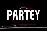 Partey Bold Display Typeface, a Sans Serif Font by edukka (Thumbnail 1 of 8)
