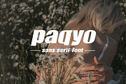 Paqyo - Sans Serif Font, a Sans Serif Font by ivan_artnivora (Thumbnail 1 of 5)