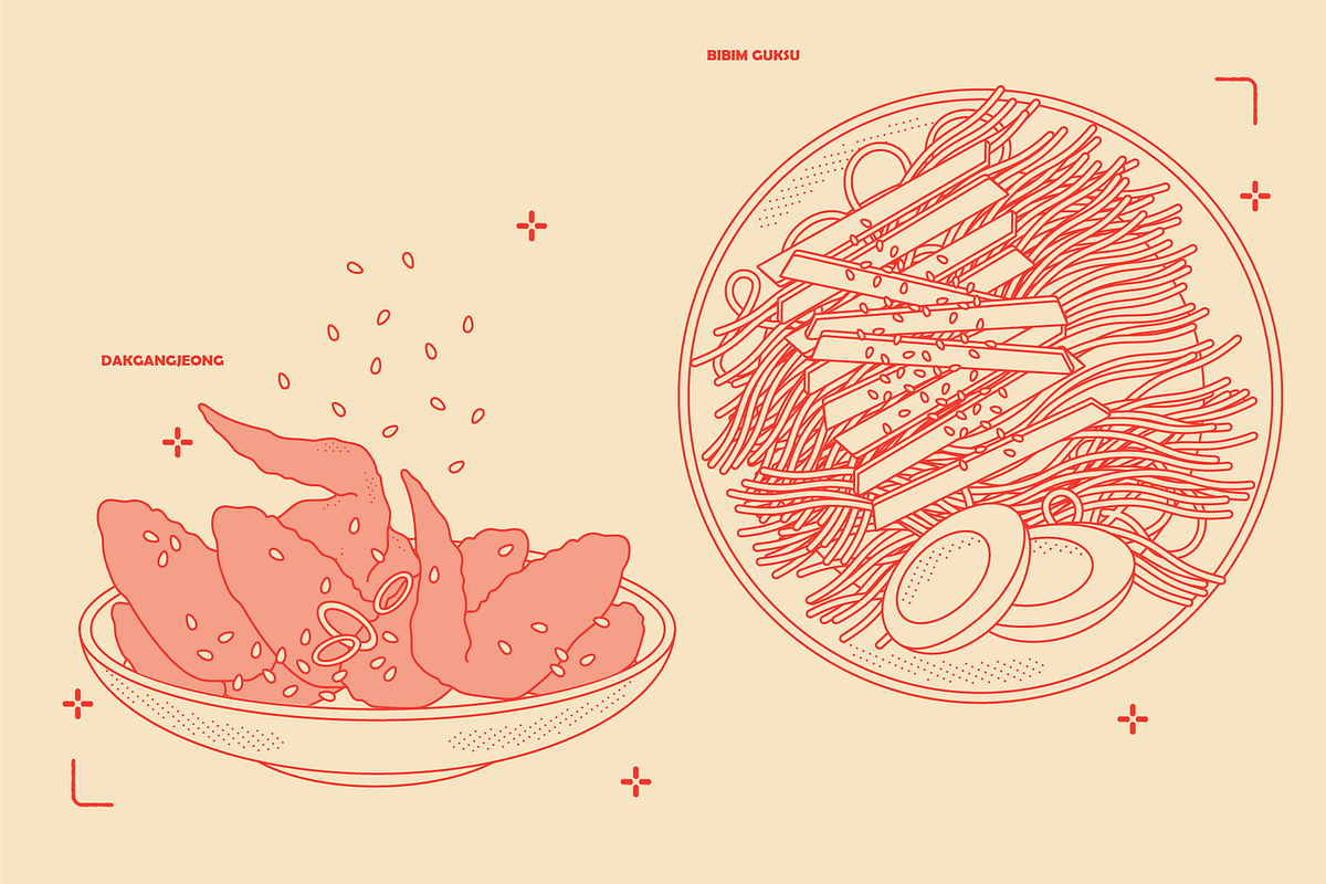 Korean Food Vector Illustrations, a Food Illustration by TheFoodAtlas (Photo 7 of 22)