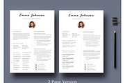 Collage Resume template, Cv template, a Resume Template by Climbwithelevator (Thumbnail 2 of 9)