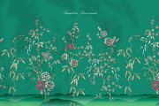 Chinoiserie Seamless Panoramas, an Illustration by Irina Dolgikh (Thumbnail 7 of 17)
