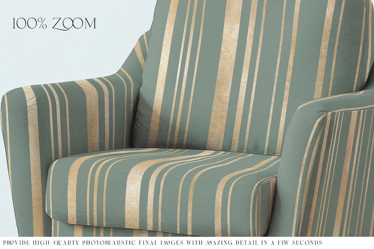 Armchair Upholstery Mockup, a Product Mockup by mock-ups (Photo 12 of 15)