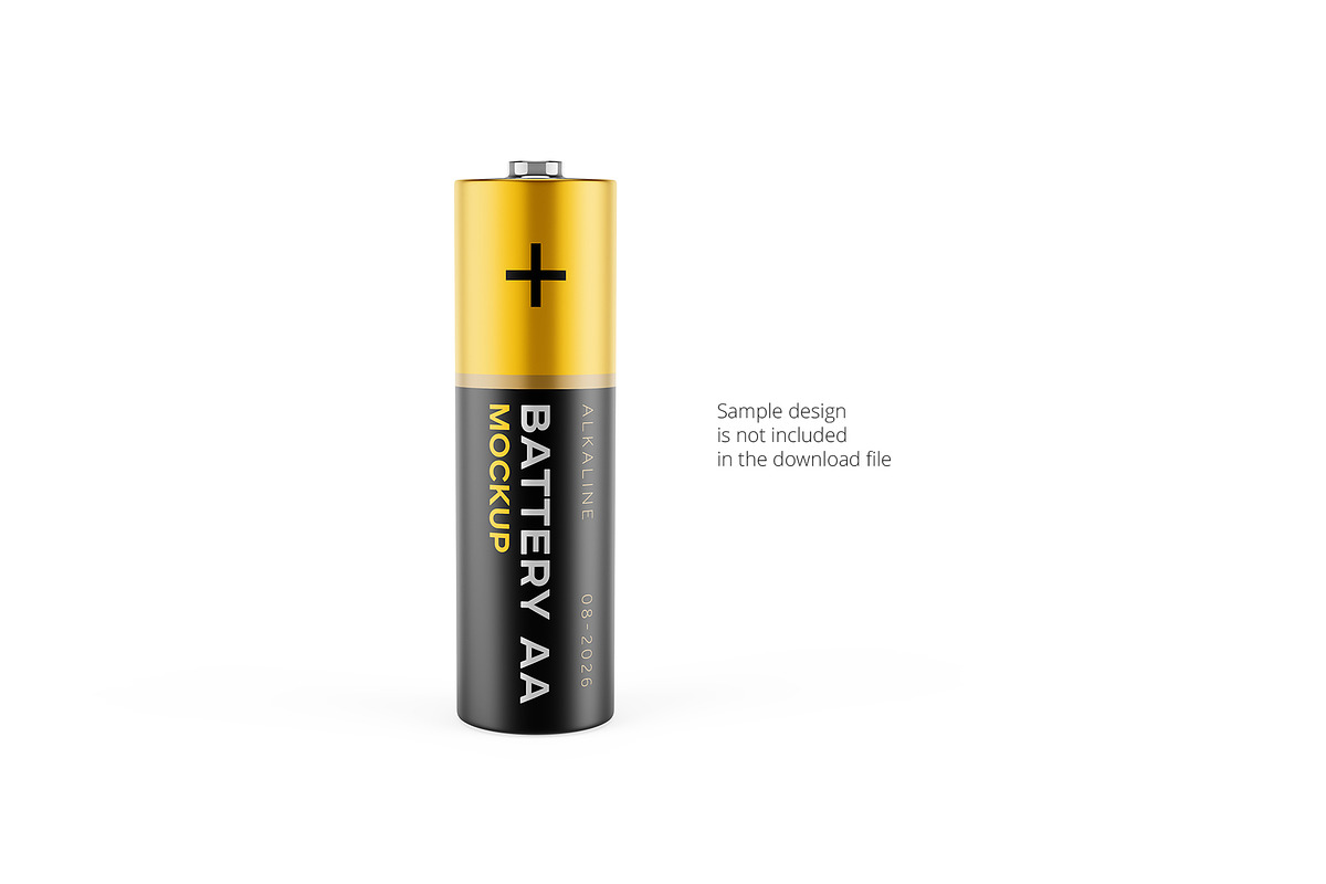 Battery AA. 3in1 Mockup, a Packaging Mockup by easymock (Photo 3 of 16)