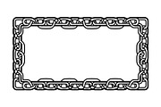 Chain Border Frame SVG Bundle, an Illustration by Designs_River (Thumbnail 11 of 31)