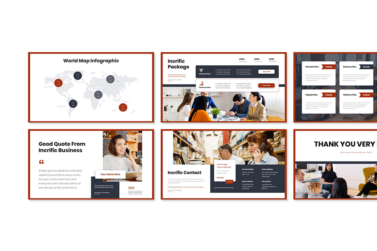 Incrific Business Powerpoint & GS, a Presentation Template by Raseuki (Photo 5 of 5)