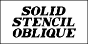 Solid Stencil JNL, a Font by Jeff Levine Fonts (Thumbnail 4 of 5)