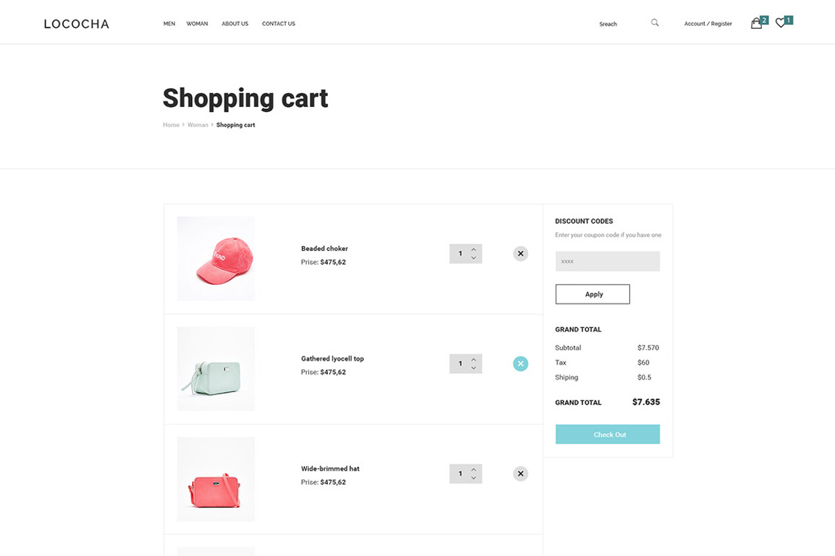 Lococha - PSD Template for Fashion, a Websites & App Template by Digipieces (Photo 7 of 16)