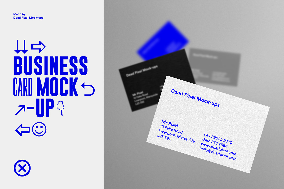 Business Card Mockup 2, a Print Template by Dead Pixel Mockups (Photo 1 of 7)