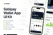 Sabipay - eWallet App UI Kit, an UI Kit Template by keffidesign (Thumbnail 6 of 6)