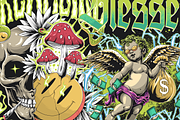 Trippy Psychedelic Illustration, an Object Illustration by Pries Studio (Thumbnail 3 of 3)