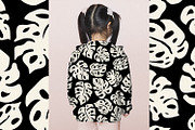 White Monstera Leaves, a Pattern Graphic by MalyskaStudio (Thumbnail 7 of 19)
