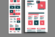 Wireframe Landing Page Design, a Wireframe Template by MightyDesign (Thumbnail 3 of 6)