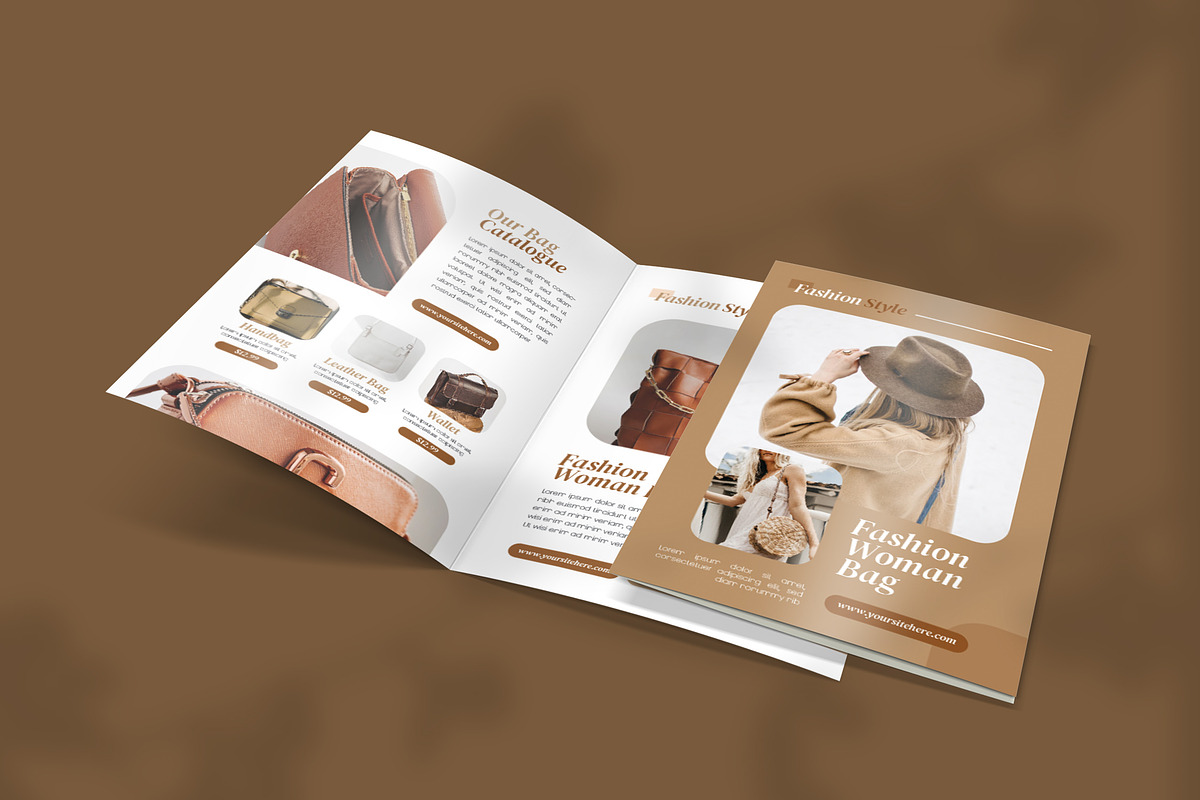 Fashion Bag - Bifold Brochure, a Brochure Template by VUNIRA (Photo 1 of 2)