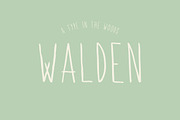 WALDEN, a Font by Lettering Garage (Thumbnail 1 of 3)