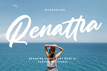 Renattia Branding Script Font