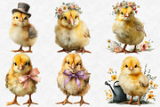 Cute Easter Chick Clipart, an Illustration by Designworld (Thumbnail 5 of 6)