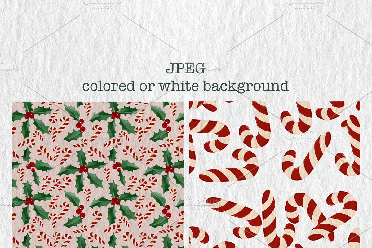 Seamless Christmas Pattern, a Decorative Illustration by Oleksandra Illustrates (Photo 2 of 9)