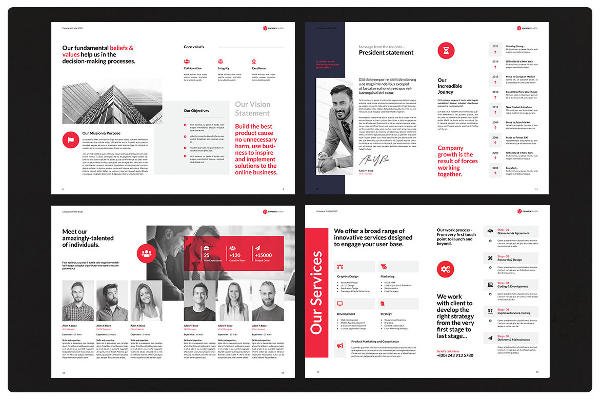 Company Profile Brochure, a Brochure Template by StudioGraficso (Photo 8 of 10)