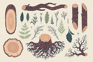 Natura Graphic Elements Pack