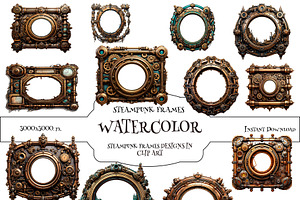 PNG Frames Steampunk