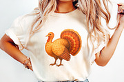 Thanksgiving Turkey PNG, Fall, an Illustration by SharpMarketplace (Thumbnail 2 of 9)
