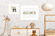 Kids name creator elements & letters, an Animal Illustration by polikarpovaart (Thumbnail 6 of 13)