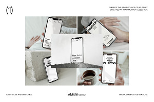 AMANI IPhone Mockup Collection Vol.1