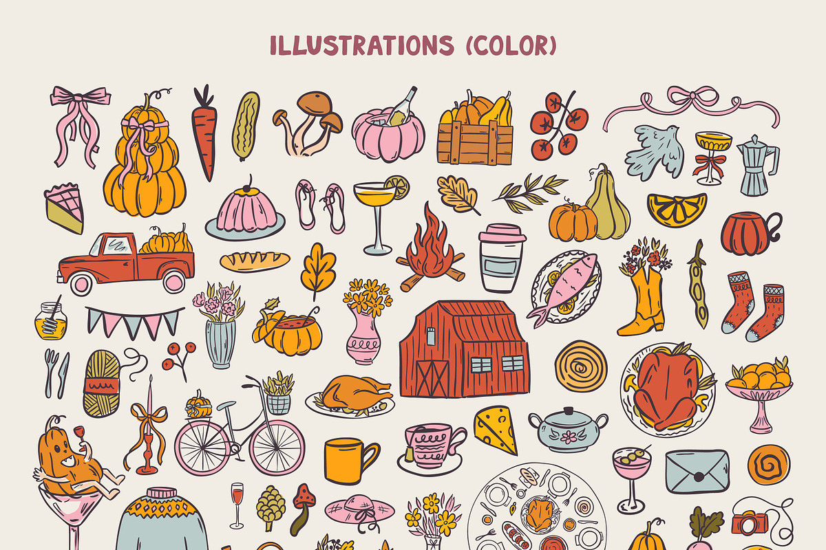 Autumn Holidays Bundle, an Object Graphic by AnnArt (Photo 6 of 14)