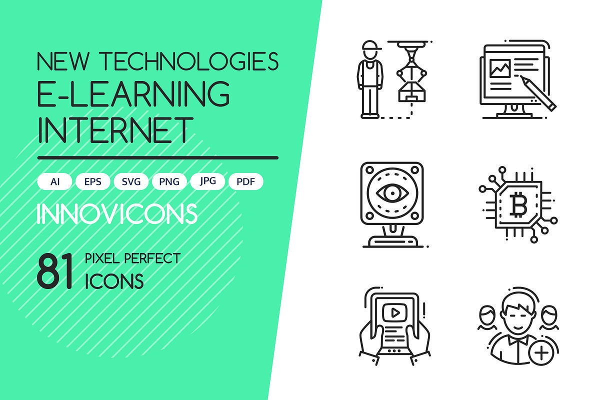 Modern Technology Icons Collection, an Outline Icon by Boyko Pictures (Photo 1 of 11)