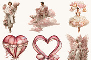 Modern Valentine Clipart Bundle, a Seasonal Illustration by BusyDaydesign (Thumbnail 3 of 9)