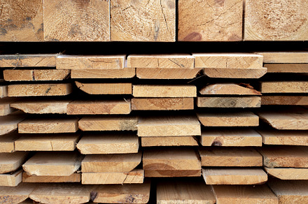 Roughly processed boards, an Industrial Photo by Schreibikus
