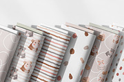 Seamless Kids Pattern Collection, a Pattern Graphic by PROTEA Watercolor Studio (Thumbnail 4 of 13)