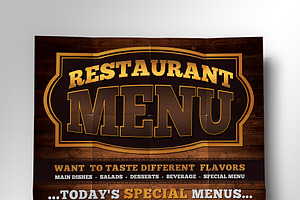 Texas Restaurant Flyer