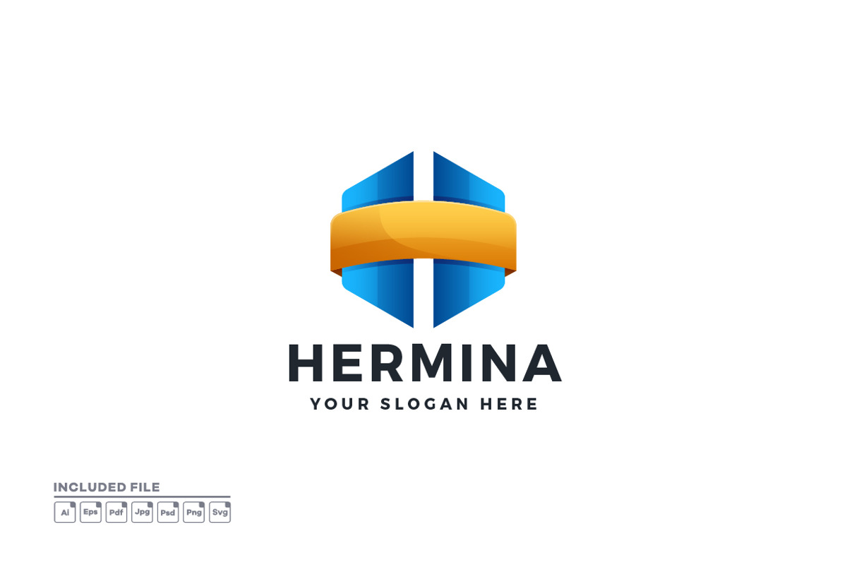 Letter H Gradient Colorful Logo, a Branding & Logo Template by yuanesei
